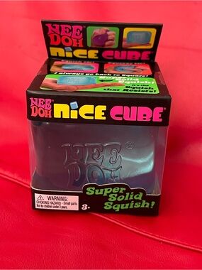 Needoh Nice Ice Cube Blue. New in Box. 2”